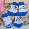 [Love] 8 Pcs Lovely Knit Dog Socks Cat Socks Pet Knitted Socks for Indoor Wear