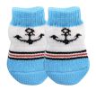 [D] 8 Pcs Lovely Knit Dog Socks Cat Socks Pet Knitted Socks Indoor Wear