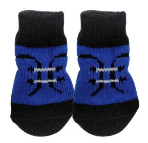 [E] 8 Pcs Lovely Knit Dog Socks Cat Socks Pet Knitted Socks Indoor Wear