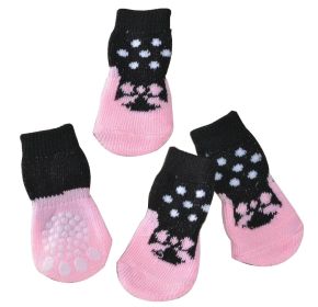 [G] 8 Pcs Lovely Knit Dog Socks Cat Socks Pet Knitted Socks Indoor Wear