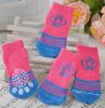 [Crown] 8 Pcs Lovely Knit Dog Socks Cat Socks Pet Knitted Socks Indoor Wear