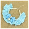 Pet Necklace Pet Cat And Dog Bell Bow Tie Accessories [Pearl Style-13]