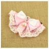 Pet Necklace Pet Cat And Dog Bell Bow Tie Accessories [Pearl Style-7]