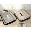 Fashion Pet Supplies Pet Bed for Small Cat Dog Rectangle Pet House Kennel Brown
