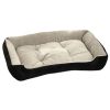 Fashion Pet Supplies Pet Bed for Small Cat Dog Rectangle Pet House Kennel Black