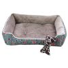 Fashion Pet Bed Pet House for Small Cat Dog Rectangle doghouse Kennel No.01