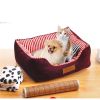 Detachable House Pet Mat Stylish Pet Bed Pet House Kennel,Pet Bolster Bed#G