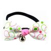 Adjustable Dog/Cat Collar Bow Ties Necklace With Bell Grooming Accessories, F