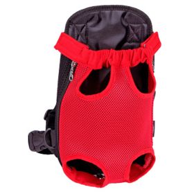 Outdoor Dog Carrier Pet Carriers Backpack Pet Bag Cat Travel Bag, Red
