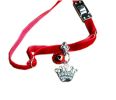 Soft Material with Bell & Crown Pendant Collar for Cat, Dog(Fit 16~32cm Neck)