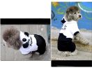 [Dog in Panda] Dog's Cute Apparel Pet Clothing Puppy Clothes Pet Apparel (MM)