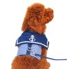 [Navy] Dog Cute Apparel Pet Clothing Puppy Clothes Pet Apparel for Bust 14~17 In