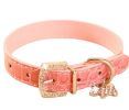 Rhinestone Pet Collars - Dog Leashes - Pet Supplies --Pink