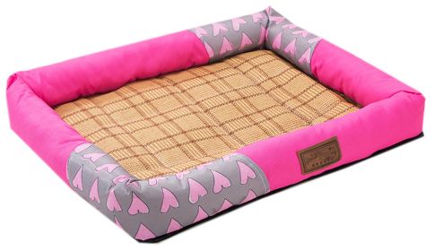 Fluffy Paws Pet Bed Crate Pad Premium Summer Bedding For  Dogs & Cats Dark red#1