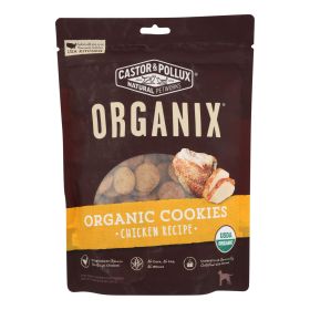 Castor and Pollux Organic Dog Cookies - Chicken - Case of 8 - 12 oz.