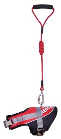 Helios Bark-Mudder Easy Tension 3M Reflective Endurance 2-in-1 Adjustable Dog Leash and Harness